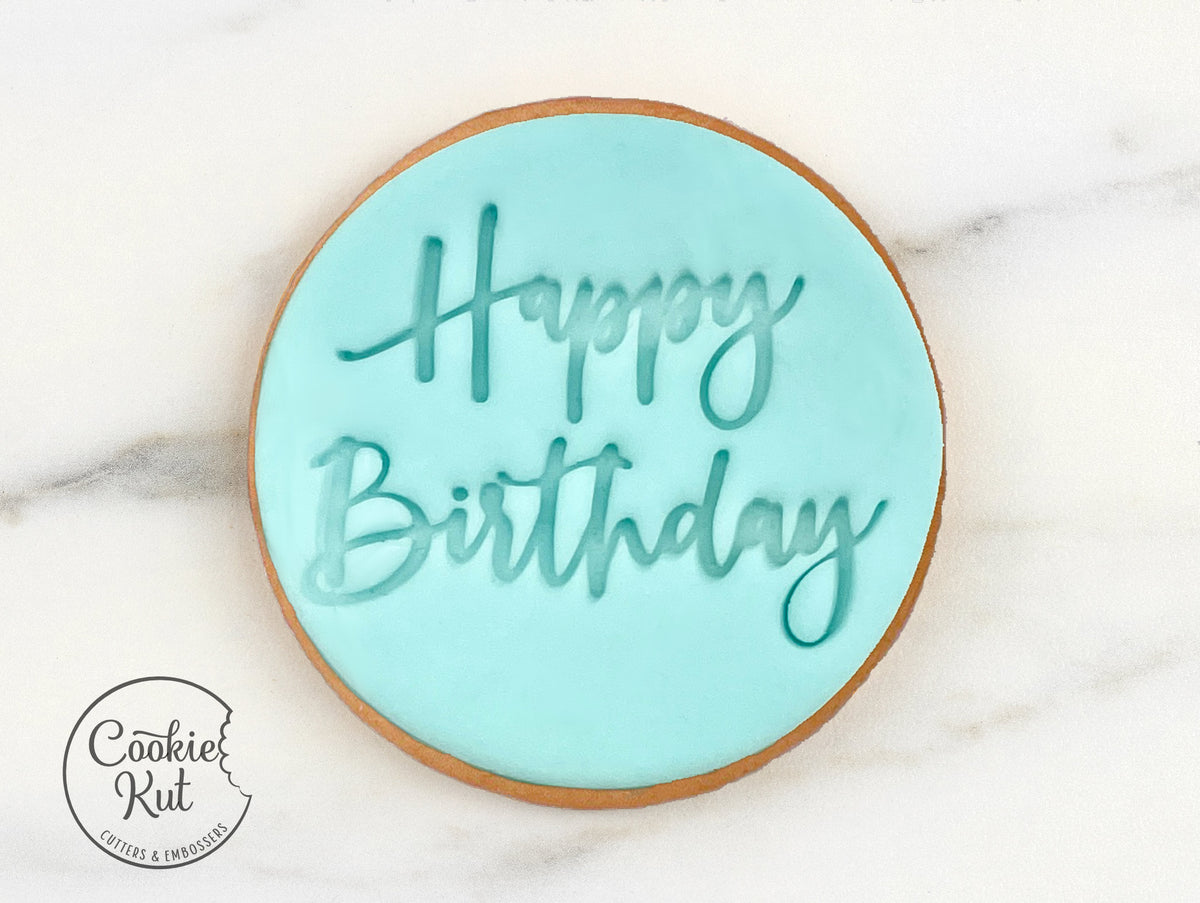 Happy Birthday #3 - Embosser Stamp –