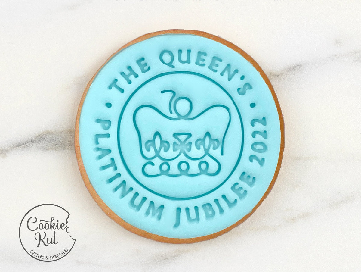 The Queen's Platinum Jubilee Embosser Stamp CookieKut