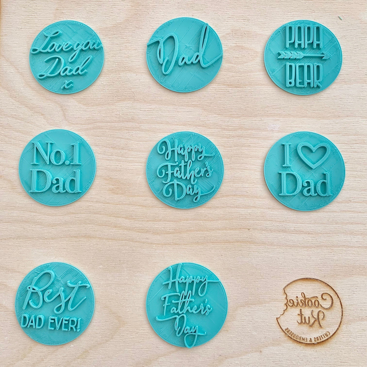No.1 Dad Embosser Stamp - Fathers Day – CookieKut