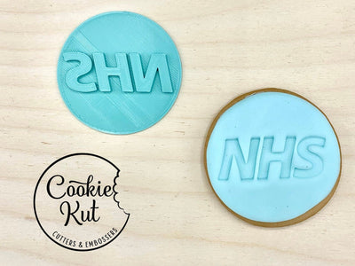 NHS Logo (without border) - NHS Charity Embosser Stamp