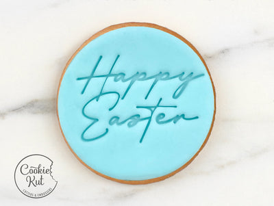Happy Easter Style 4 - Easter Fondant Stamp