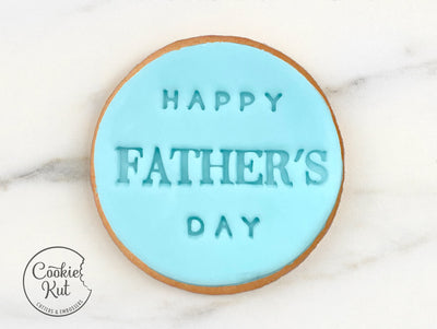 Happy Father&#39;s Day Style 4 - Fathers Day Embosser Stamp
