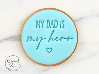 My Dad is my Hero - Fathers Day Embosser Stamp