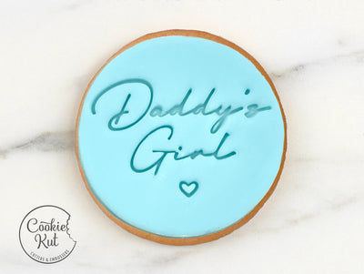Daddy&#39;s Girl - Fathers Day Embosser Stamp