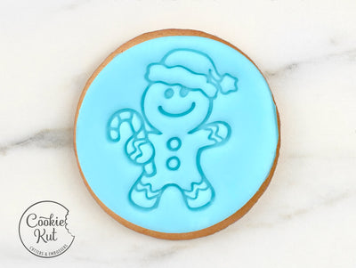 Gingerbread Man - Christmas Fondant Embosser Stamp