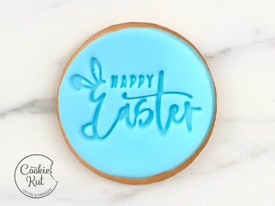 Happy Easter 6 Stamp - Cookie Biscuit Stamp Fondant Cake Decorating Icing Cupcakes Stencil