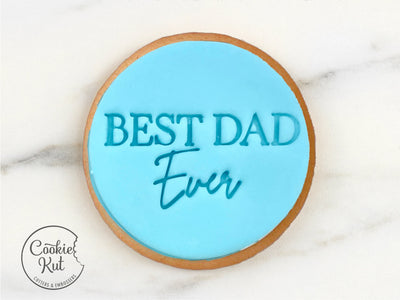 Best Dad Ever Style 3 - Fathers Day Embosser Stamp
