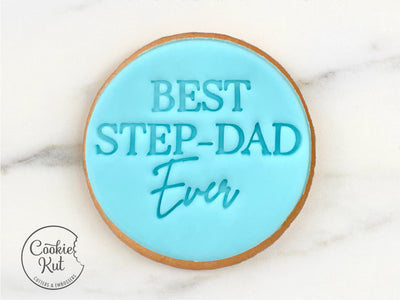 Best Step Dad Ever - Fathers Day Embosser Stamp