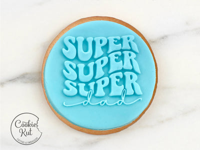 Super Dad - Fathers Day Reverse Embosser Stamp