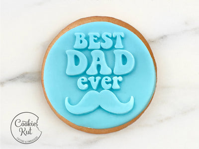 Best Dad Ever Style 2 - Fathers Day Reverse Embosser Stamp