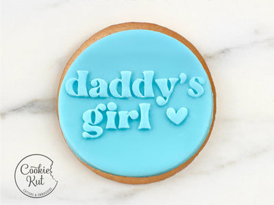 Daddy's Girl - Fathers Day Reverse Embosser Stamp