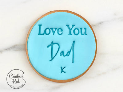 Love You Dad Style 3 - Fathers Day Embosser Stamp