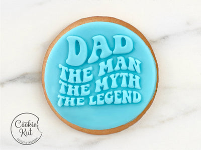 Dad, The Man, The Myth, The Legend - Fathers Day Reverse Embosser Stamp