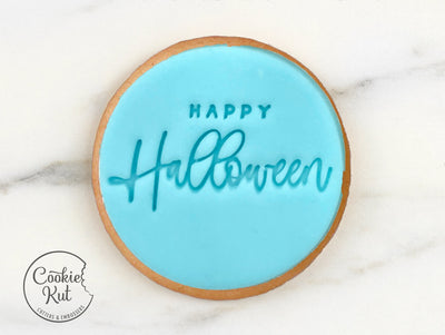 Happy Halloween 8 - Cookie Biscuit Stamp Embosser Halloween Fondant Cake Decorating Icing Cupcakes Stencil