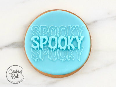 Spooky - Cookie Biscuit Stamp Embosser Halloween Fondant Cake Decorating Icing Cupcakes Stencil