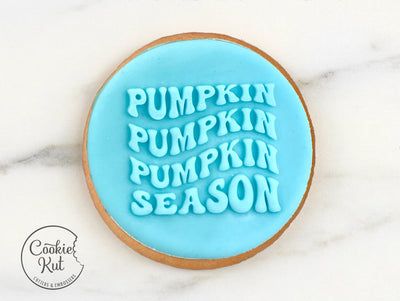 Pumpkin Season - Cookie Biscuit Stamp Embosser Halloween Fondant Cake Decorating Icing Cupcakes Stencil
